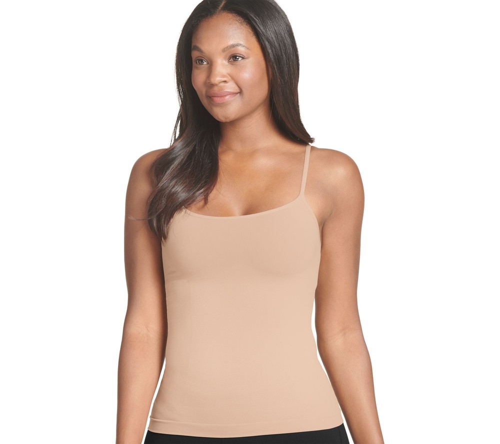 Jockey Women's Shaper Sz L Skimmies Slimmers Breathe Cami Tan/Beige A655608