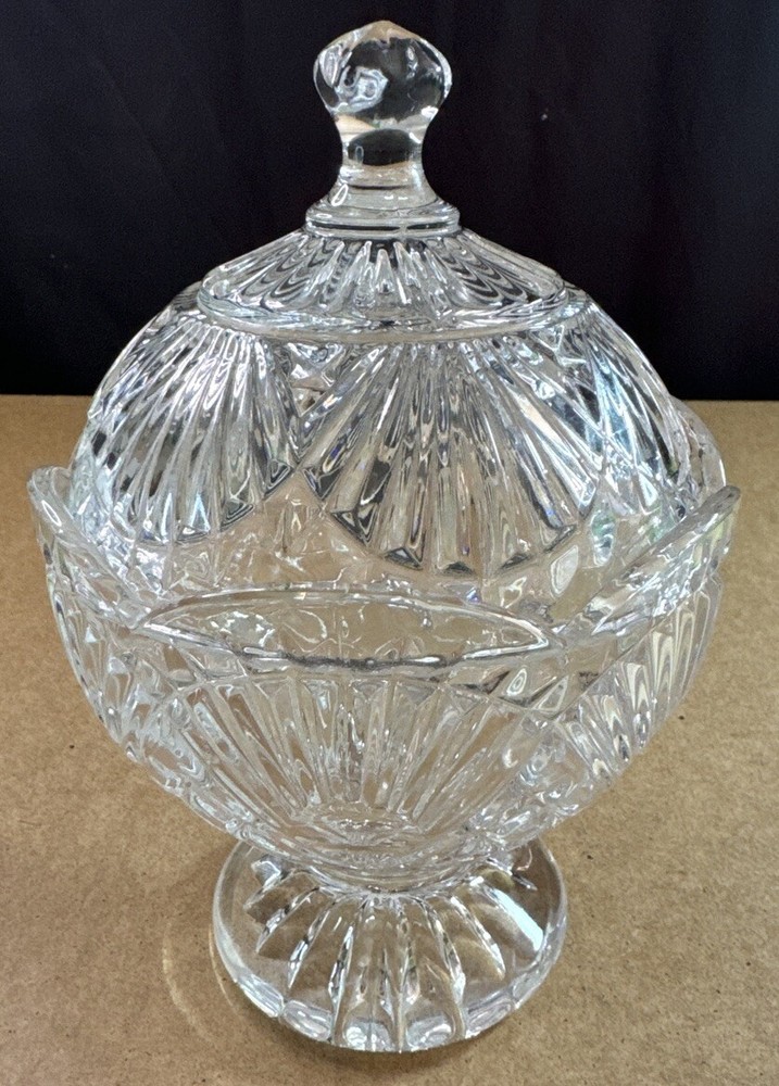 Shannon Freedom GODINGER Heavy Cut Crystal Candy Dish 9