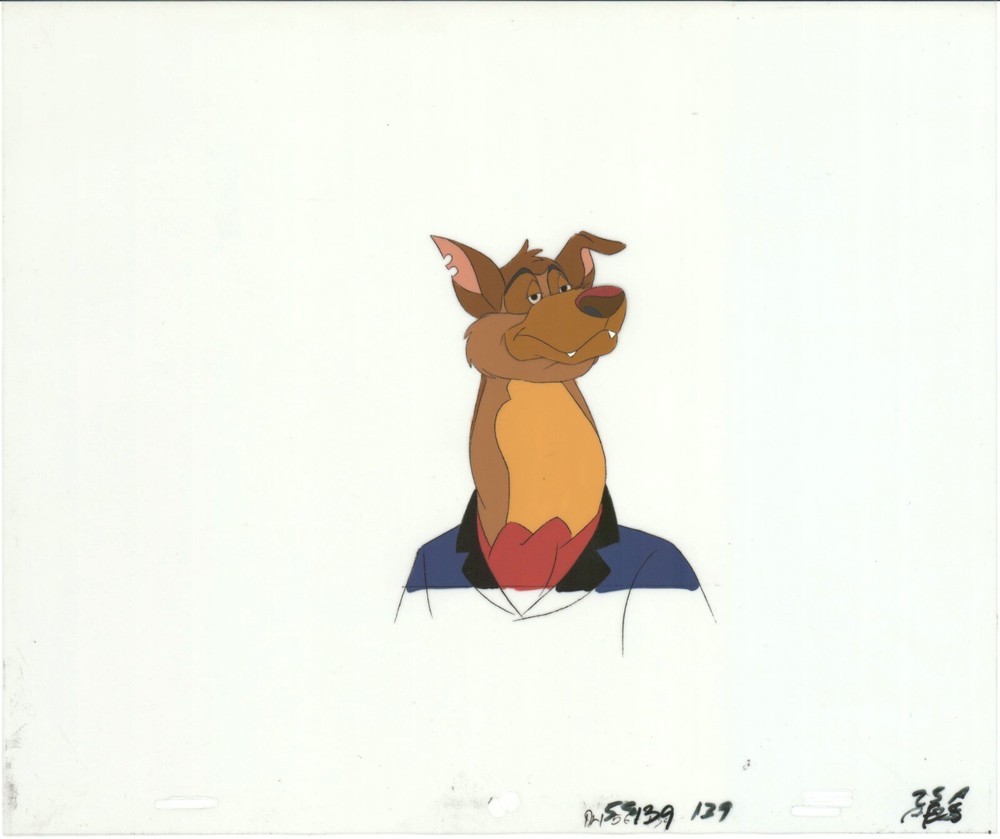 All Dogs Go To Heaven TV Production Animation Cel n Drawing Bluth 1996-8 A851