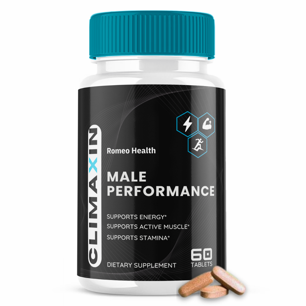 Climaxin Male Performance Tablets - Mens Energy & Stamina Support - (1 Bottle)