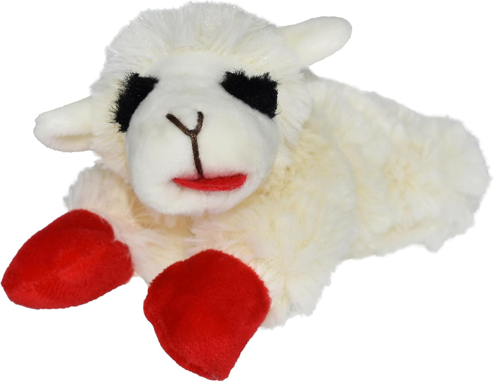 Lamb Chop Dog Plush Toy - Squeaky Dog Toy for All Dogs - Extra Soft Plush Dog To