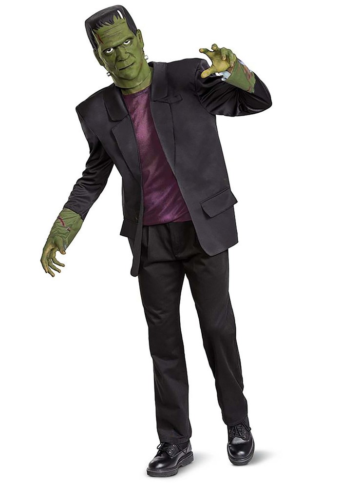 Monsters Adult Deluxe Frankenstein Halloween Costume for Men and Women