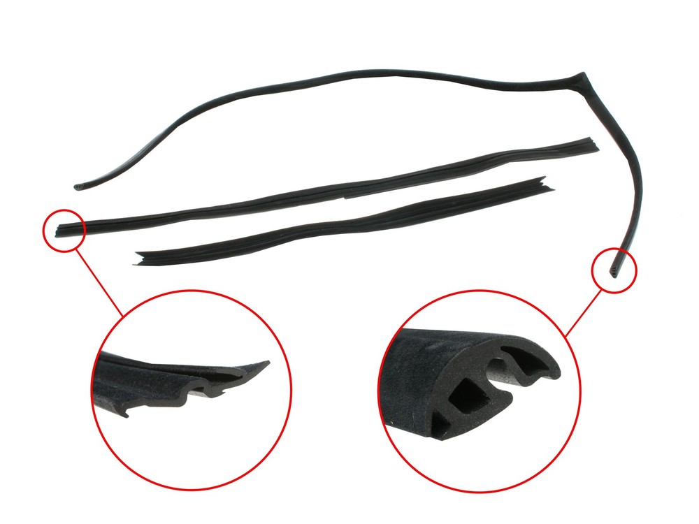 Holden Commodore Window Bailey Channel RIGHT FRONT VN VP VR VS glass rubber