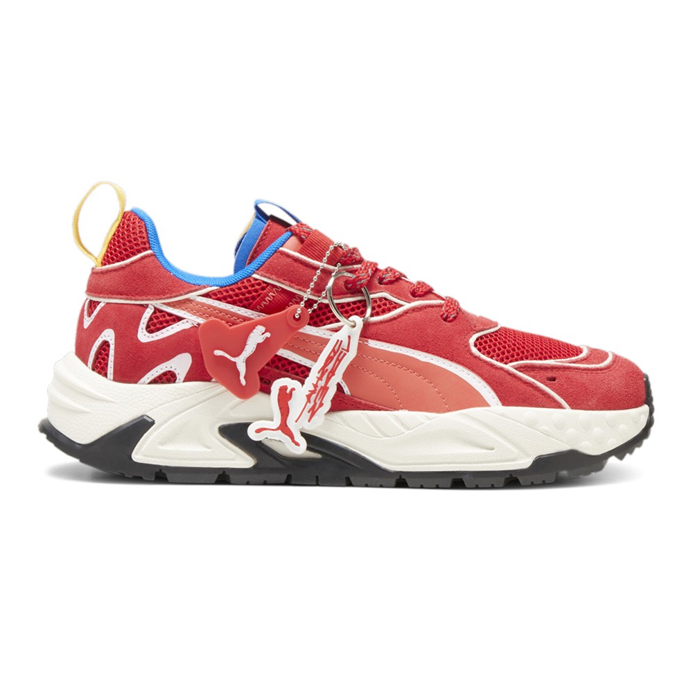 PUMA Scuderia Ferrari Joshua Vides Rs Trck Lace Up  Mens Red Sneakers Casual Sho