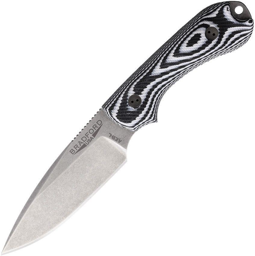 New Bradford Knives Guardian 3 3D Black/White 3FE-118-AEBL
