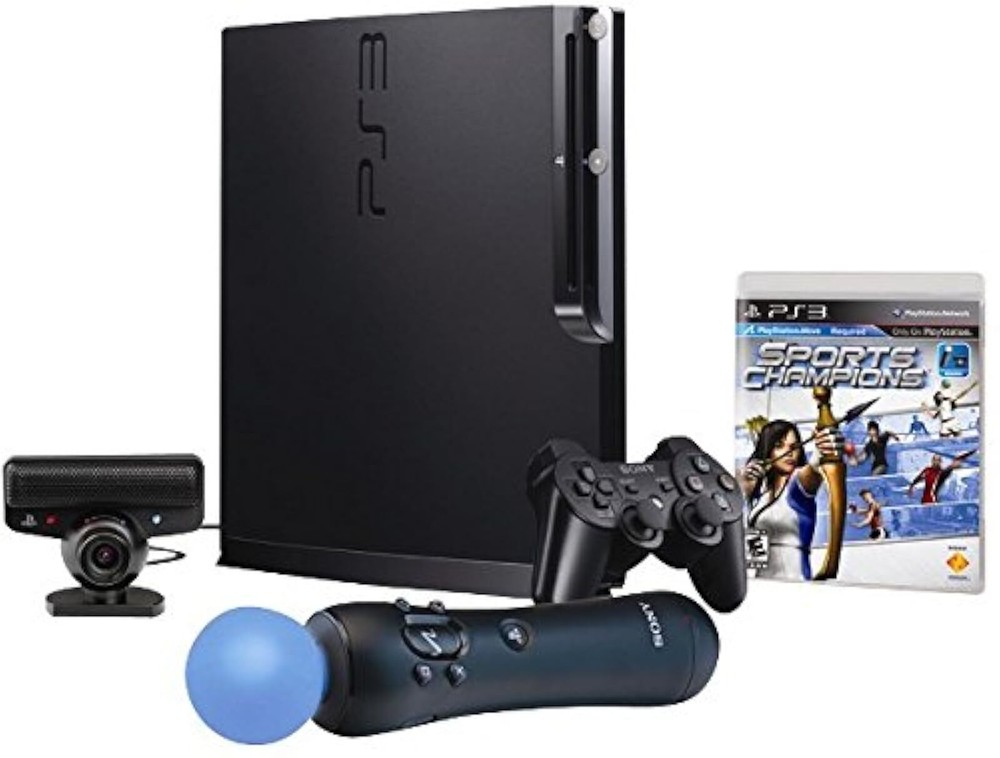 PlayStation 3 320GB Console with PlayStation Move Bundle in Very Good Condition - Model 3Z