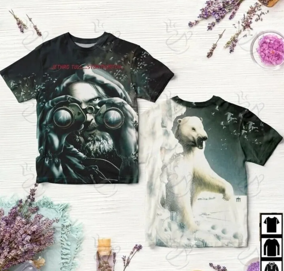 Rock Band Jethro Tull Storm Watch T-Shirt 3D Album S-5XL BT730