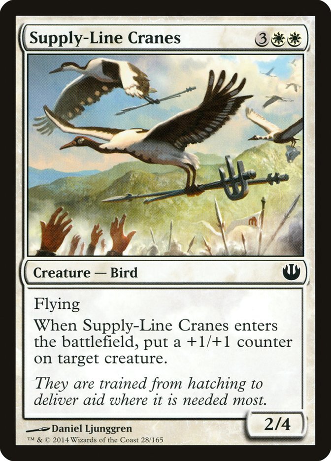 Supply-Line Cranes (028) Journey into Nyx JOU MTG Magic