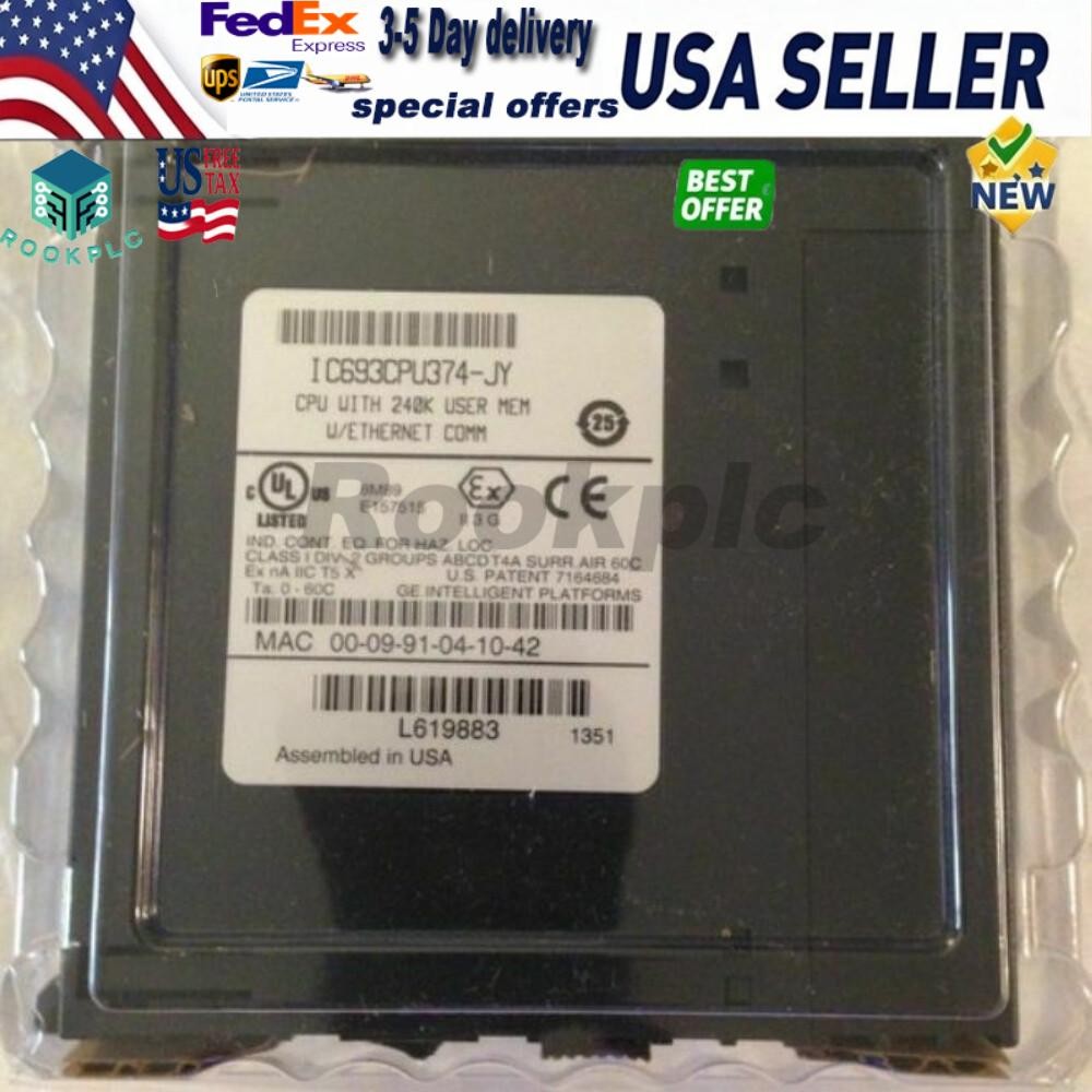 For GE FANUC IC693CPU374-JY CPU PLC New