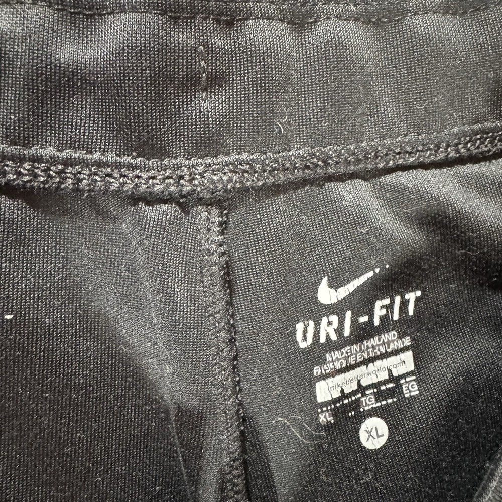 Nike Tight Running Track Pants Men’s XL Dri-Fit Black 684702-010 Joggers Flaw