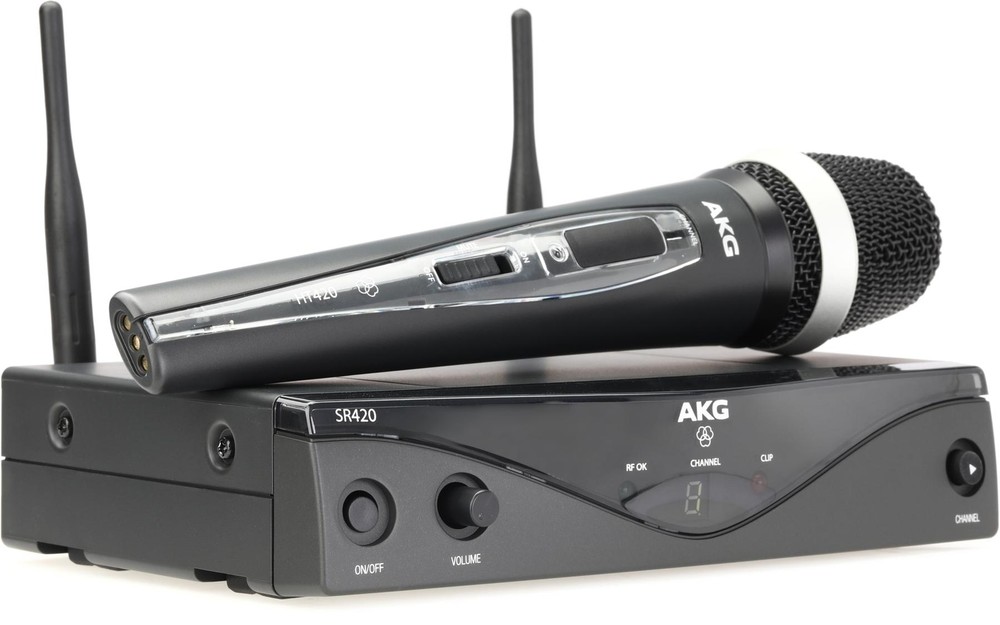 AKG WMS420 Vocal Set Wireless Handheld Microphone System - Band A