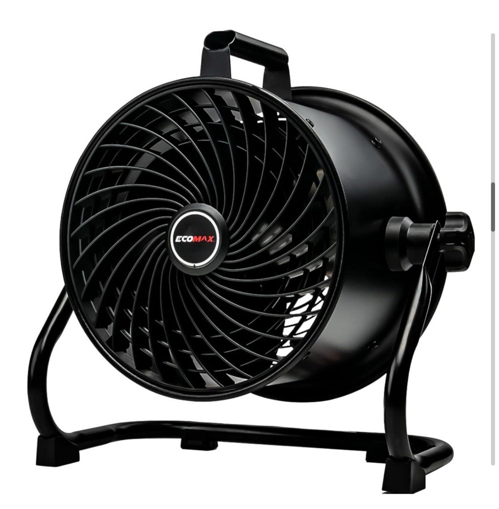 10-Inch High-Velocity Drum Air Circulator Fan, Heavy-Duty Shop Fan with 3-Spe...