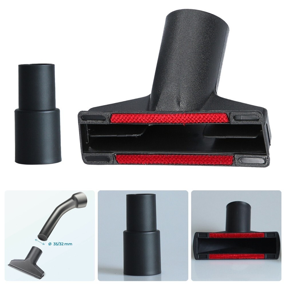 Versatile Upholstery Cleaning Nozzle for AEG For MIELE Vacuum Cleaner Black