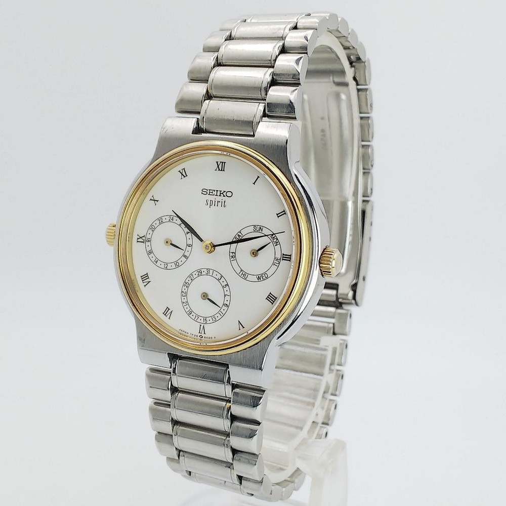 Seiko Spirit Men's Analog Watch with 7736 Battery Replacement