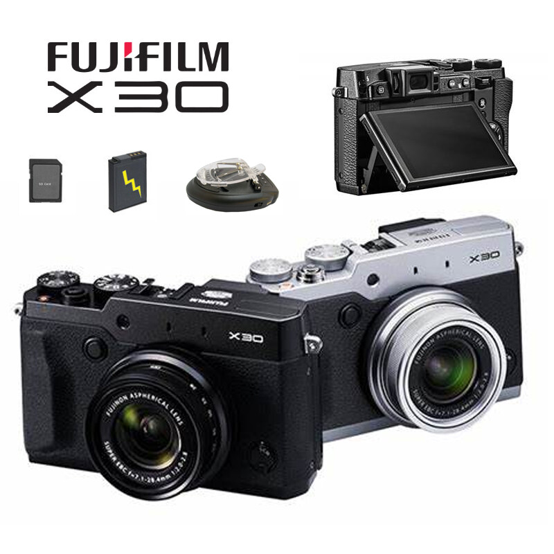 Fujifilm FinePix X30 12MP 4x Zoom Digital Camera with 3-Inch LCD Display