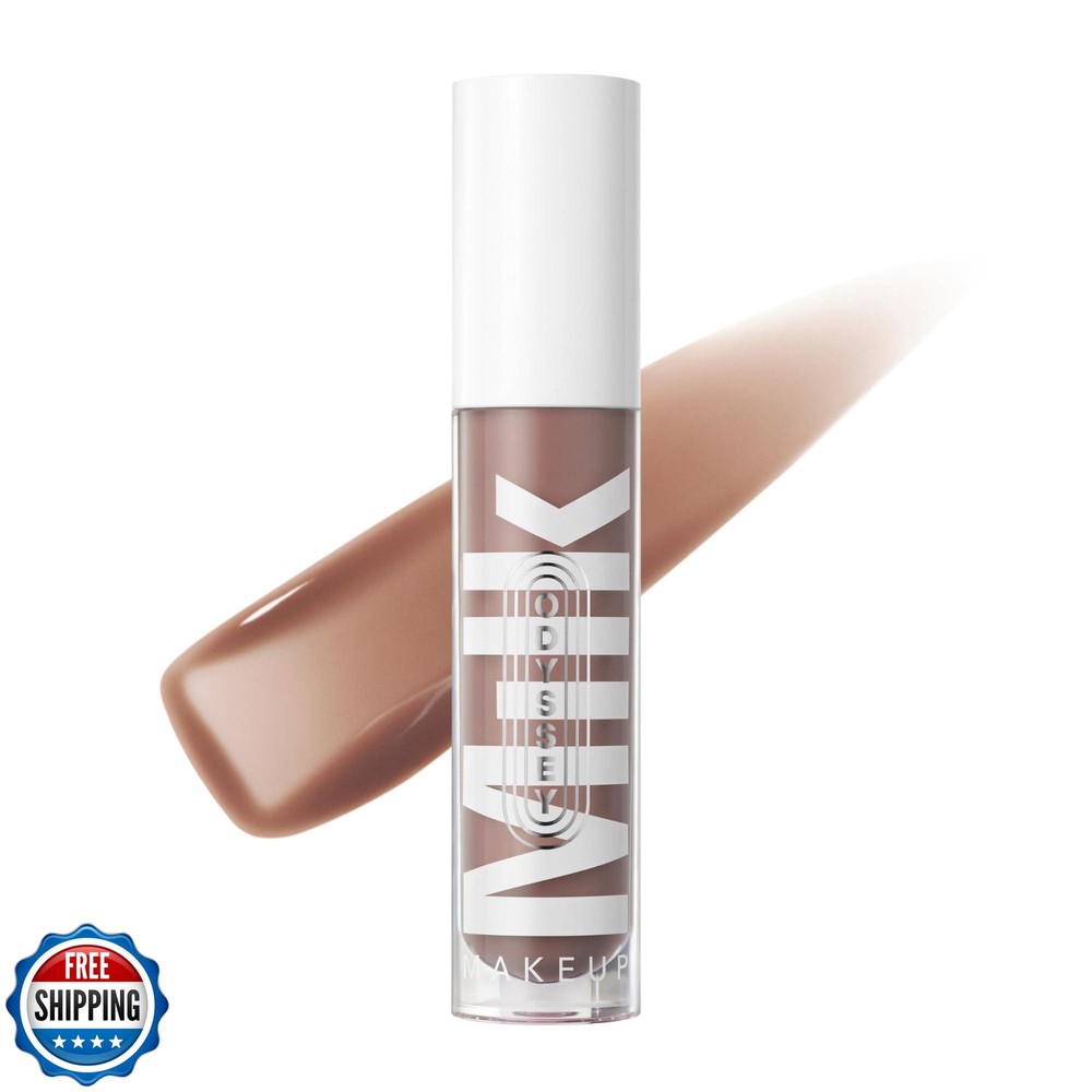 Milk Makeup Odyssey Lip Oil Gloss, Quest (Caramel Beige) - 0.2 oz - For Fulle