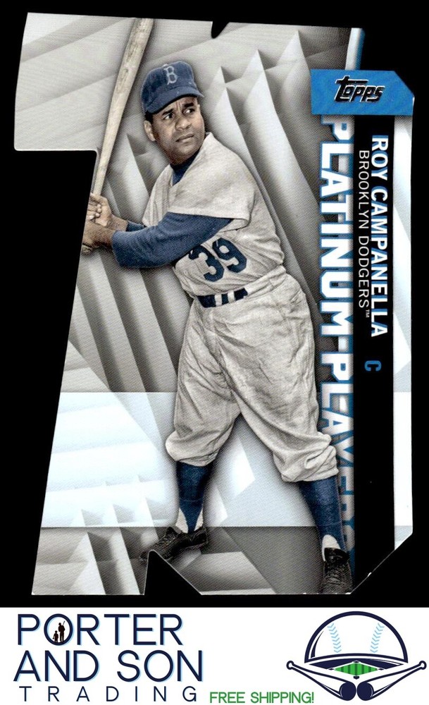 Roy Campanella 2021 Topps Platinum Players Die Cut #PDC-66 Brooklyn Dodgers Baseball Card