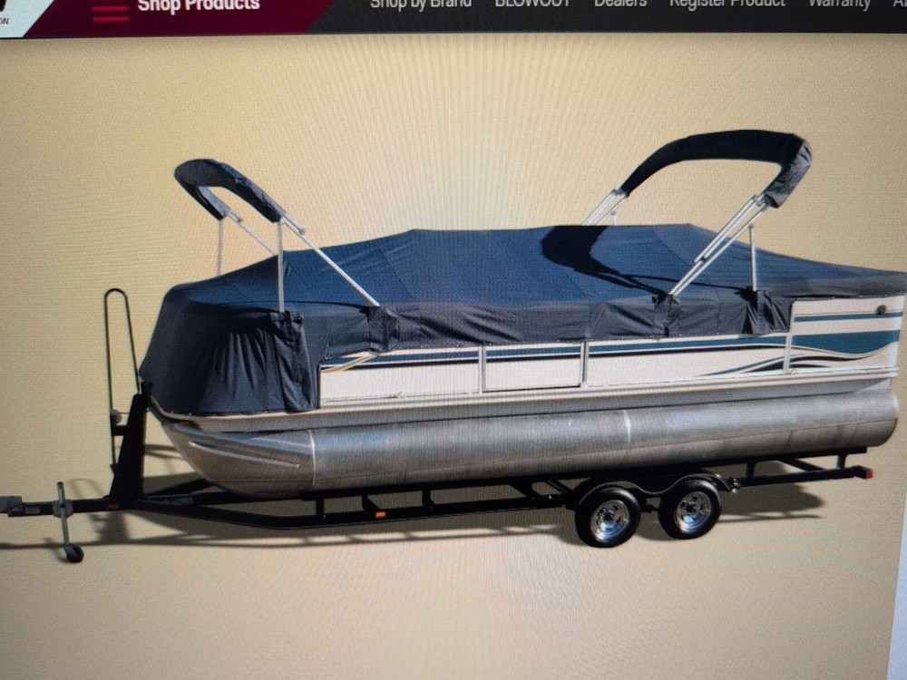 G3 SUNCATCHER PONTOON BOAT DOUBLE CANOPY BOAT COVER- 35700-13