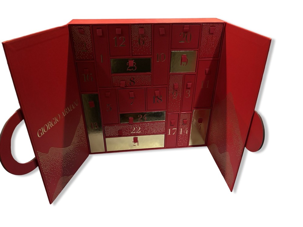 Georgio Armani Holiday Advent Calendar Used Empty Perfect Condition Very Nice