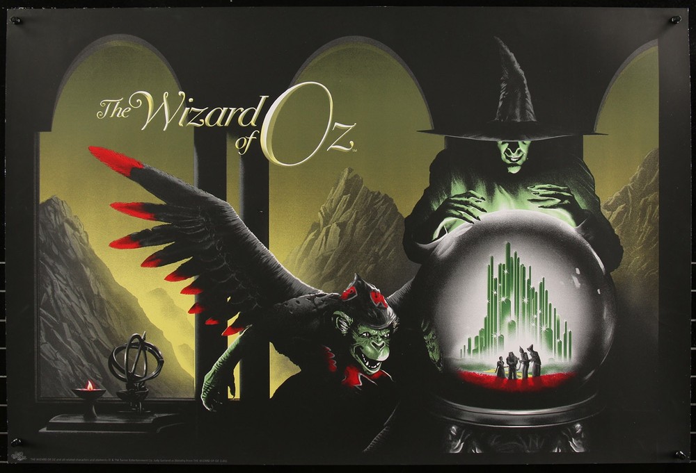The Wizard of Oz by JC Richard Screen Print Movie Art Poster Mondo