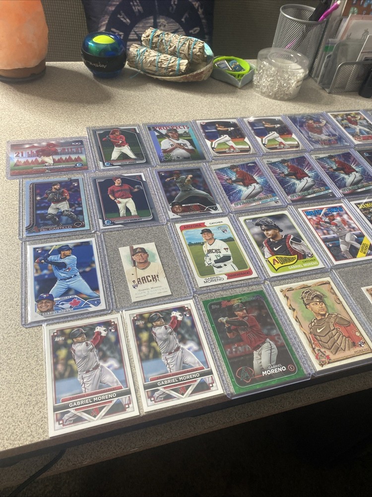 Arizona Diamondbacks Card Lot - Moreno /499 Future Stars, Carroll Rookie Cards