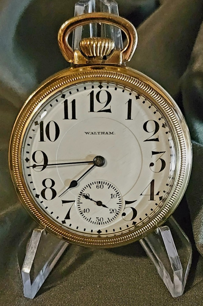 WALTHAM 1899 VANGUARD, 19J, 16S, 10KGF, LEVER, RUNS,  NEAR MINT!  OFFERS