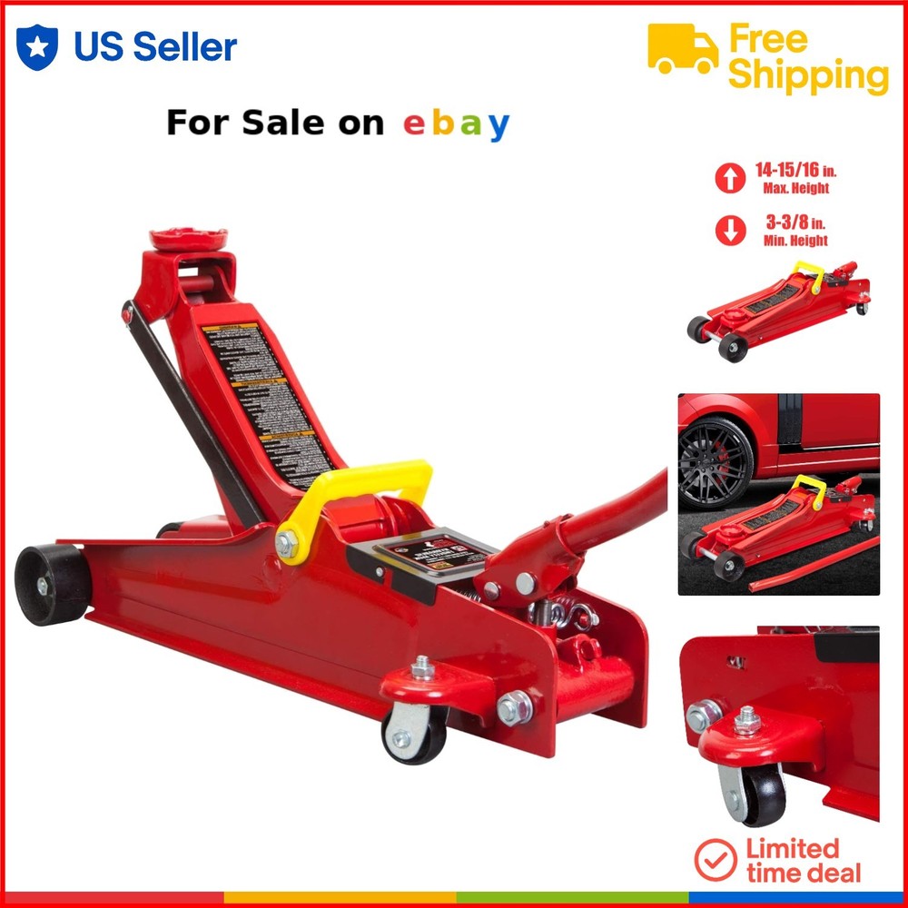 2.5 Ton Low Profile Hydraulic Trolley Floor Jack Alloy Steel