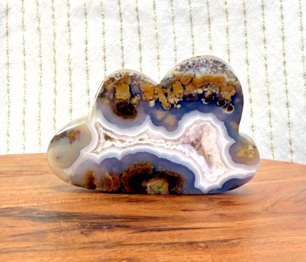 Scenic Moss Agate Cloud Carving