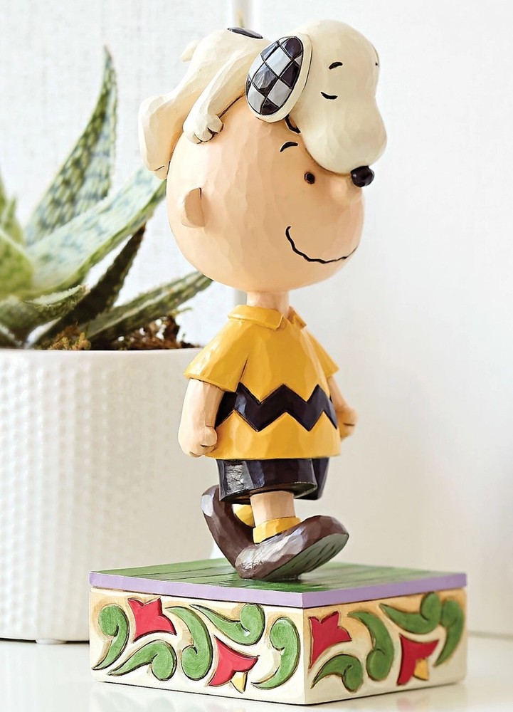 Jim Shore Peanuts Charlie Brown & Snoopy Companion Friends Collectible Figurine