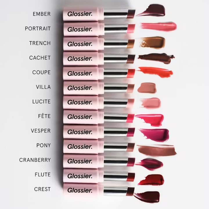 AUTHENTIC Glossier Ultralip High Shine Lipstick Hyaluronic Acid 0.10 oz / 3 g