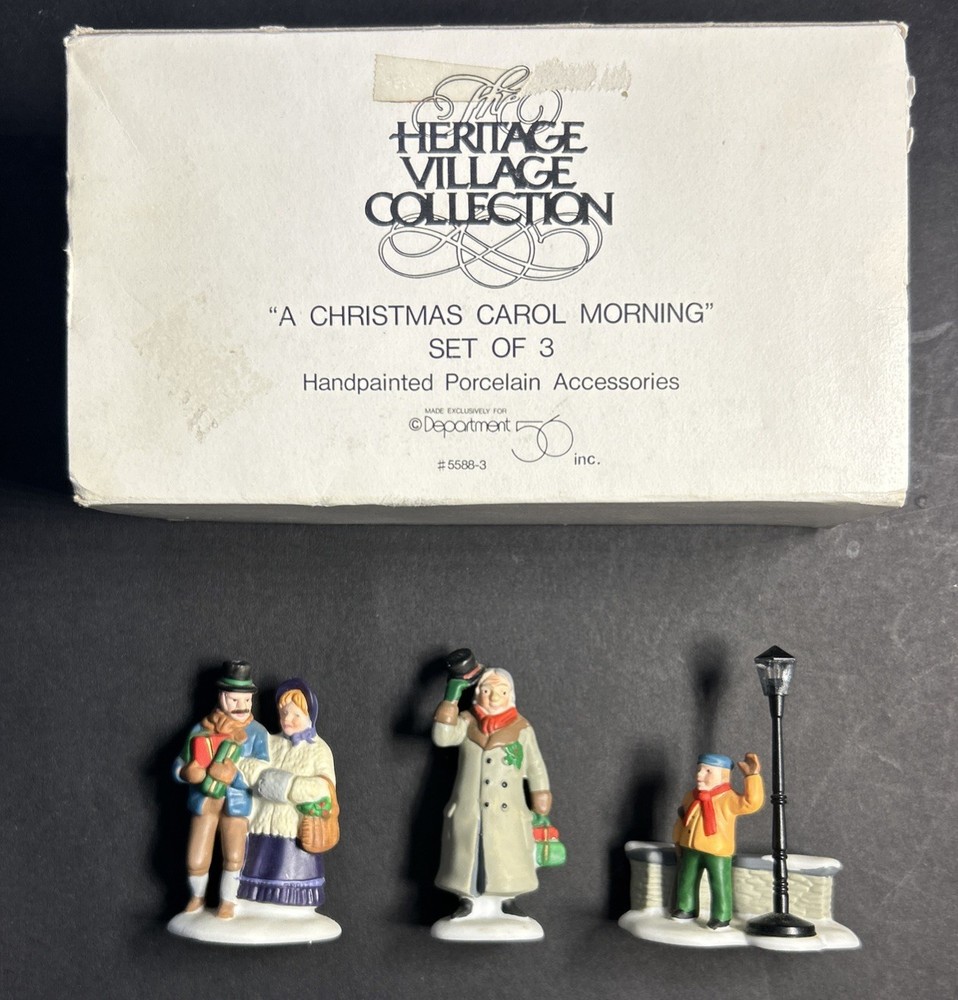 Retired Dept 56 Dickens Village A Christmas Carol Morning #55883