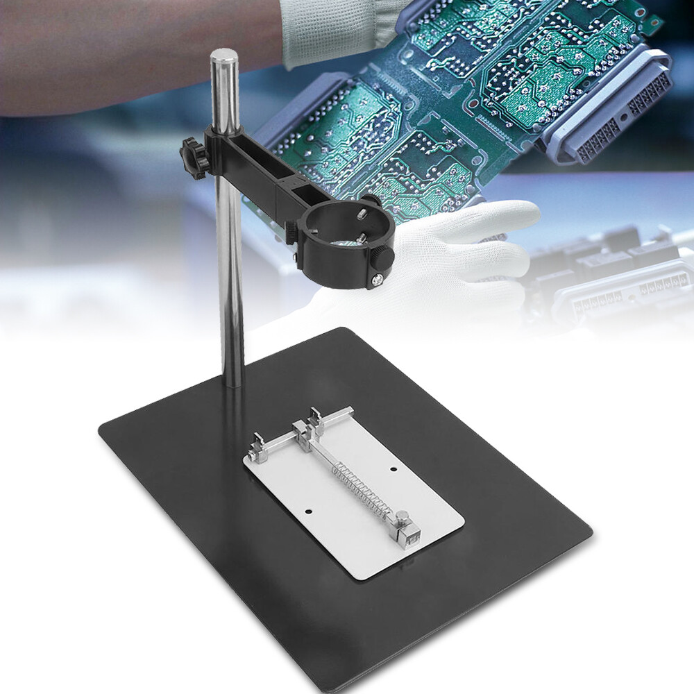 Hot Air Heat Gun Clamp Stand Holder Repair PCB Bracket & Stainless Steel Chassis