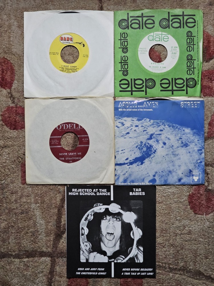 Lot 5 Garage/Psych 45's The Strangeloves, The Stratfords, Street, Tar Babies +1