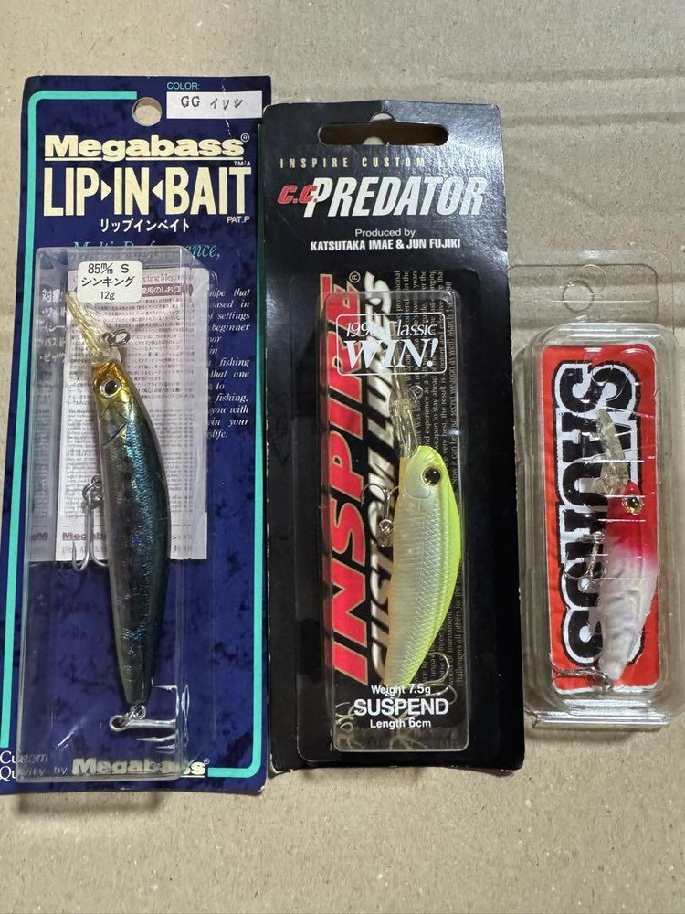 Fishing Lure Megabass Evergreen Saurus Minnow 3 Piece Set