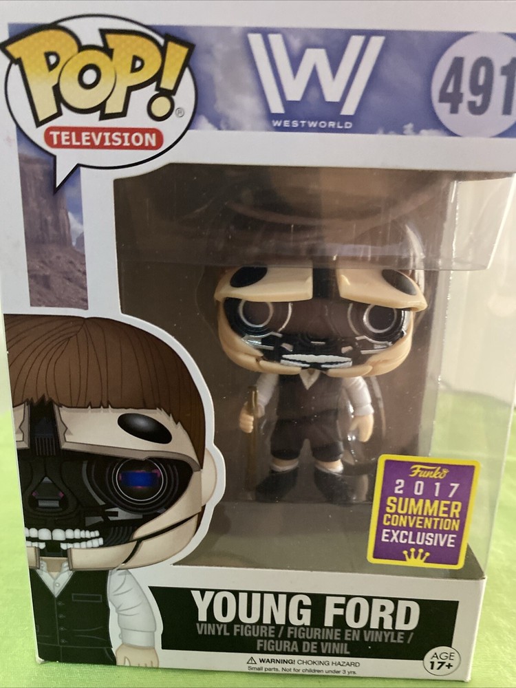 Rare SDCC 2017 Funko Pop Westworld Young Ford Exclusive Figure