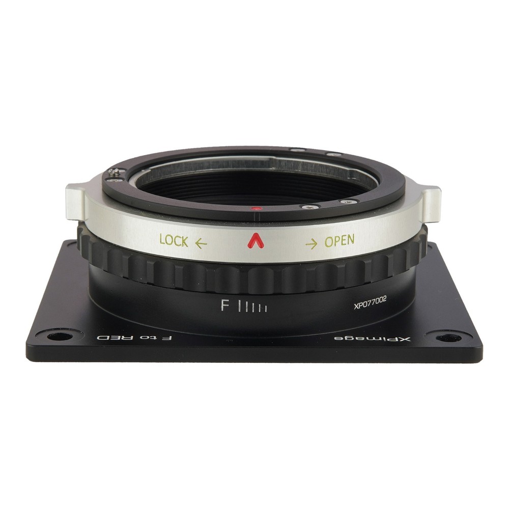 XPIMAGE Lens Mount Adapter Plate for Nikon F Lens to RED DSMC2 Cinema Camera