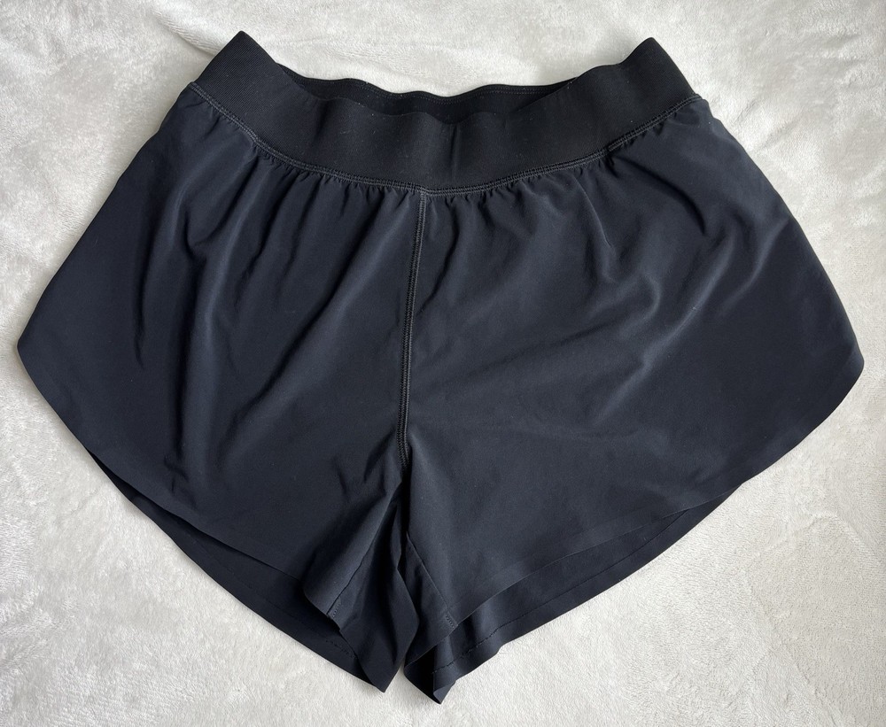 BLACK ATHLETIC SHORTS, WOMEN SIZE SMALL ￼