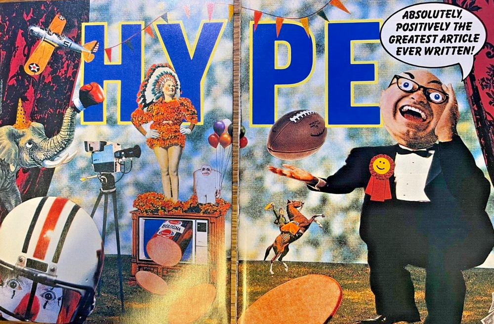 1989 Sports Hype Players and Teams Suzy Cahffee Brian Bosworth Dummy Mahon