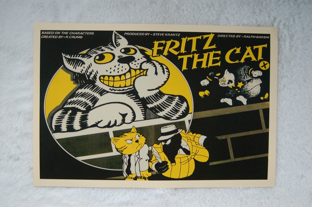 Fritz The Cat #2 Lobby Card Movie Poster
