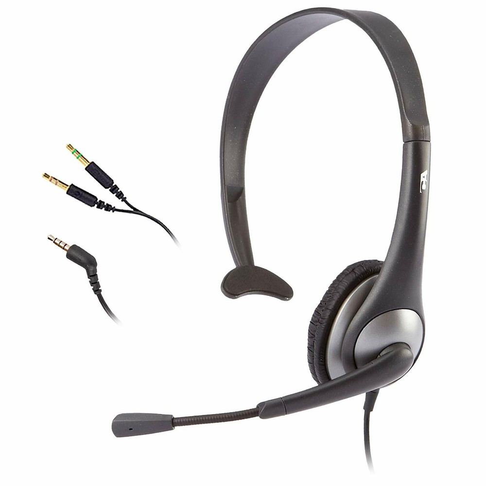 Cyber Acoustics AC-104 Over-Ear Headset with Noise-Canceling Mic-image