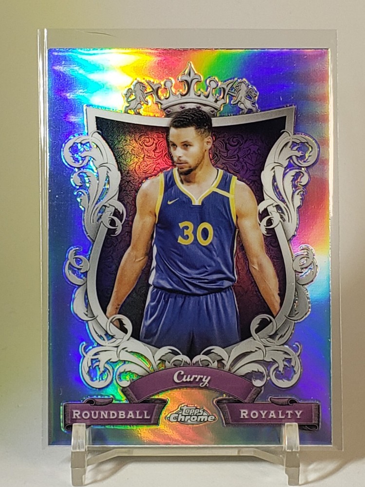 Stephen Curry Holo Roundball Royalty #RR-20 Topps Chrome 2024