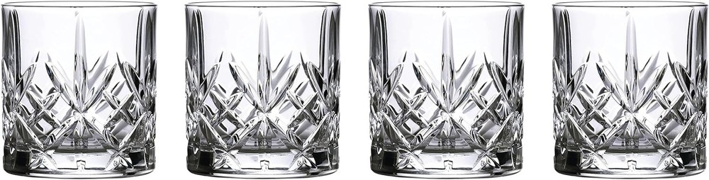 Waterford Crystal Double Old Fashioned Glasses Set of 4