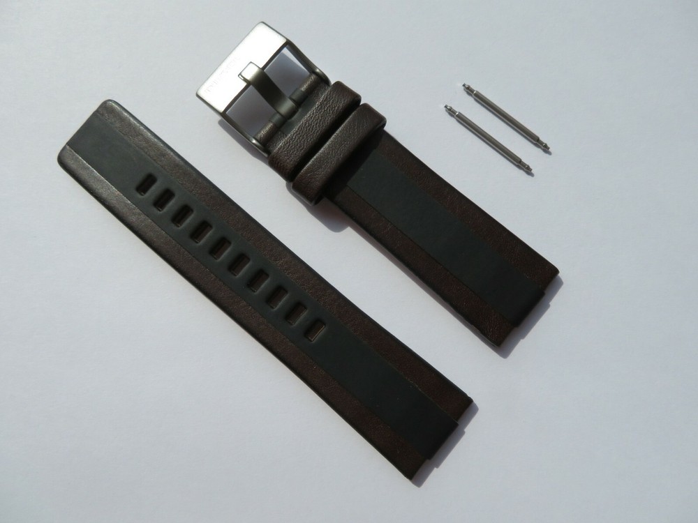 Diesel Original Replacement Leather Strap DZ4414 Watch Band Brown