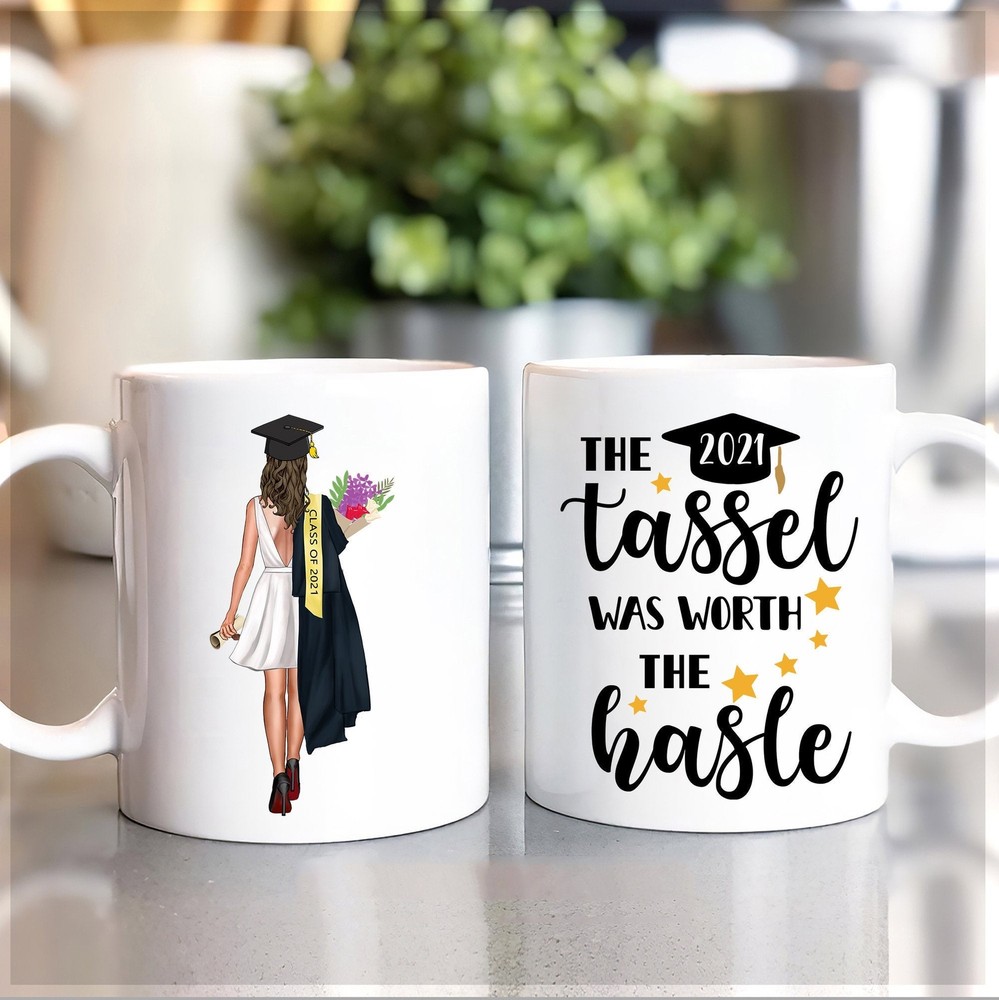 Personalized The Tassel Was Worth The Hassle Coffee Mug Custom Graduation Mug