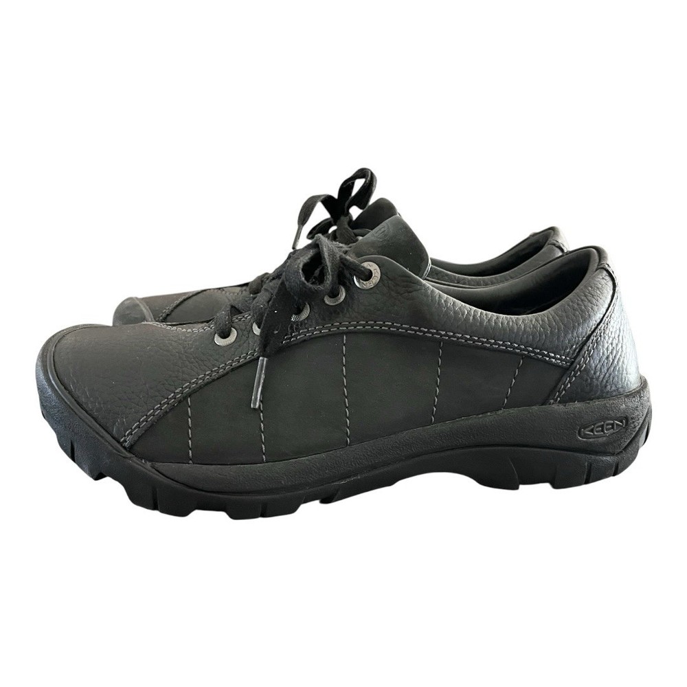 Keen Presidio Oxfords Shoes Lace Up Black Leather Casual Size Womens 10 Comfort