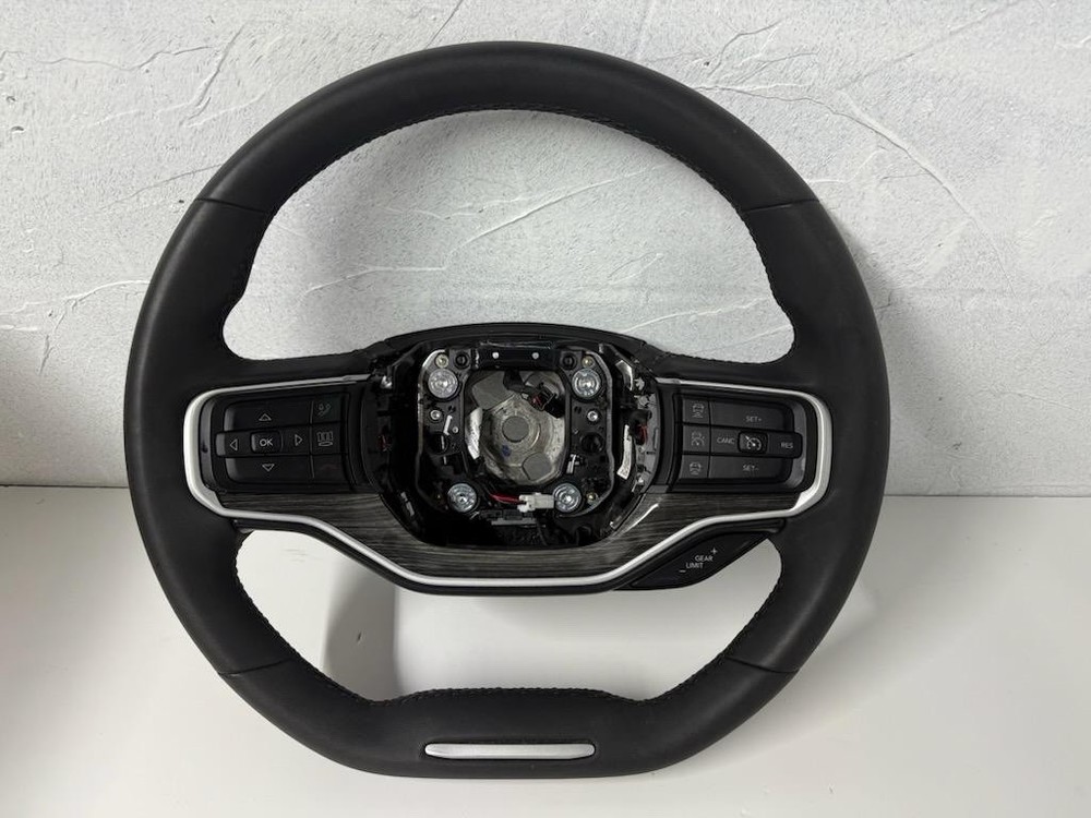 2022-2025 Jeep Wagoneer Grand Wagoneer Steering Wheel Black  OEM MOPAR