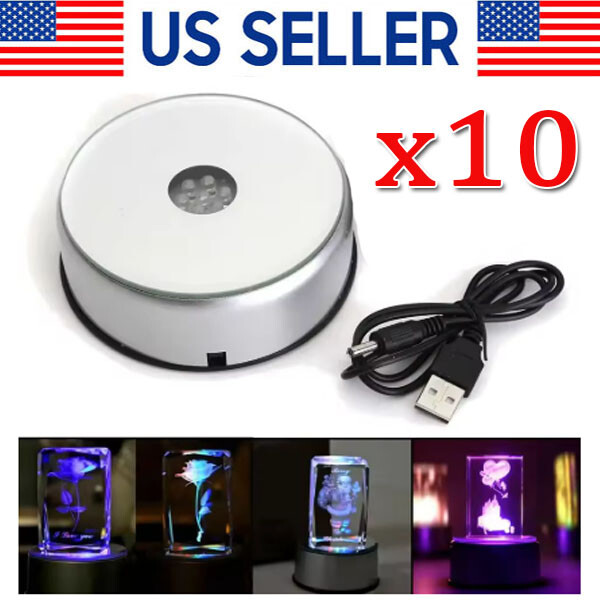 360° Electric Motorized Rotating Display Stand Jewelry Photography Show Holder