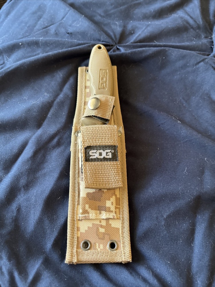 SOG Fixed Blade Knives - Seal Pup Tactical Knife Survival Knife and Hunting