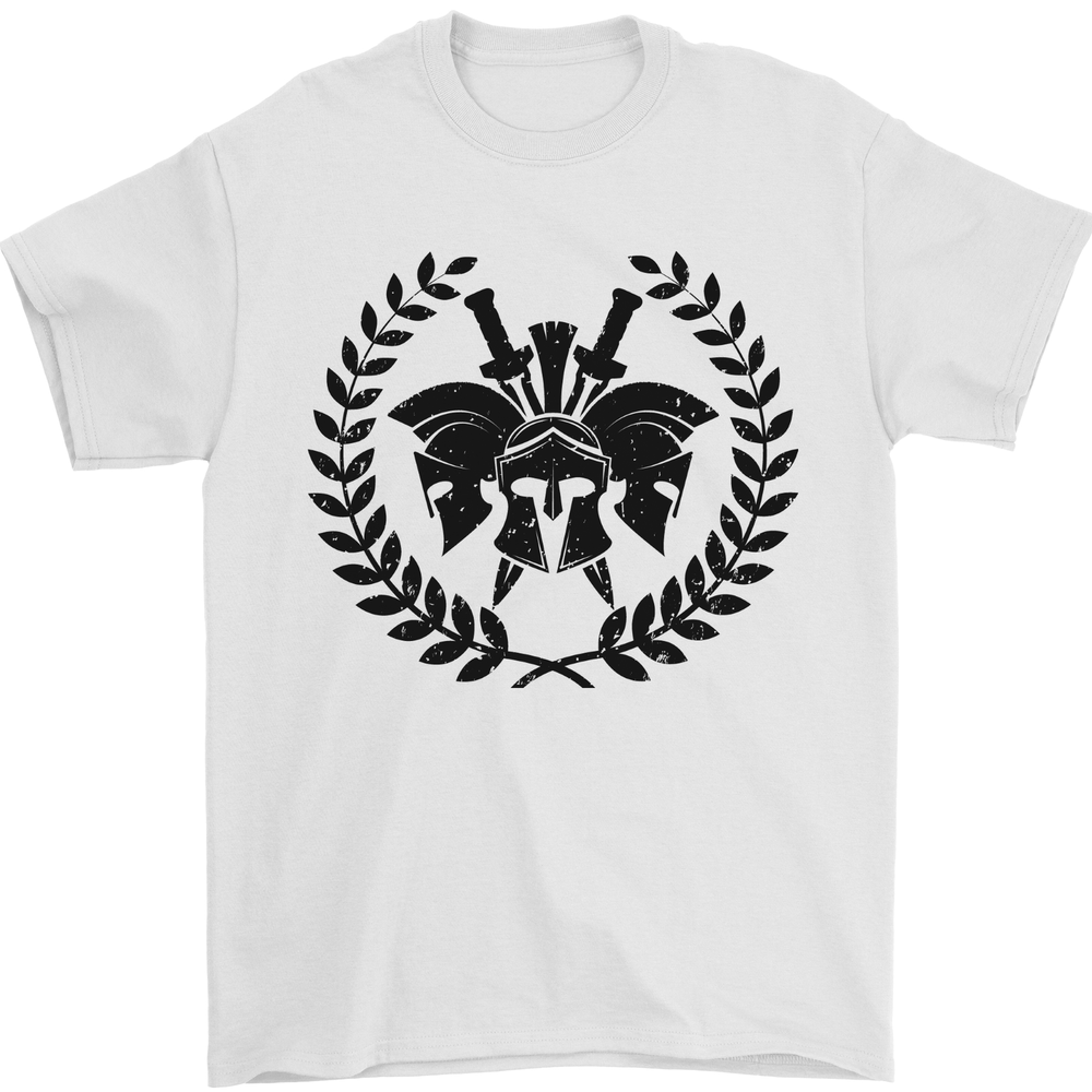 3 Cascos Sparta Culturismo Entrenamiento Gimnasio Hombre Camiseta 100% Algodón