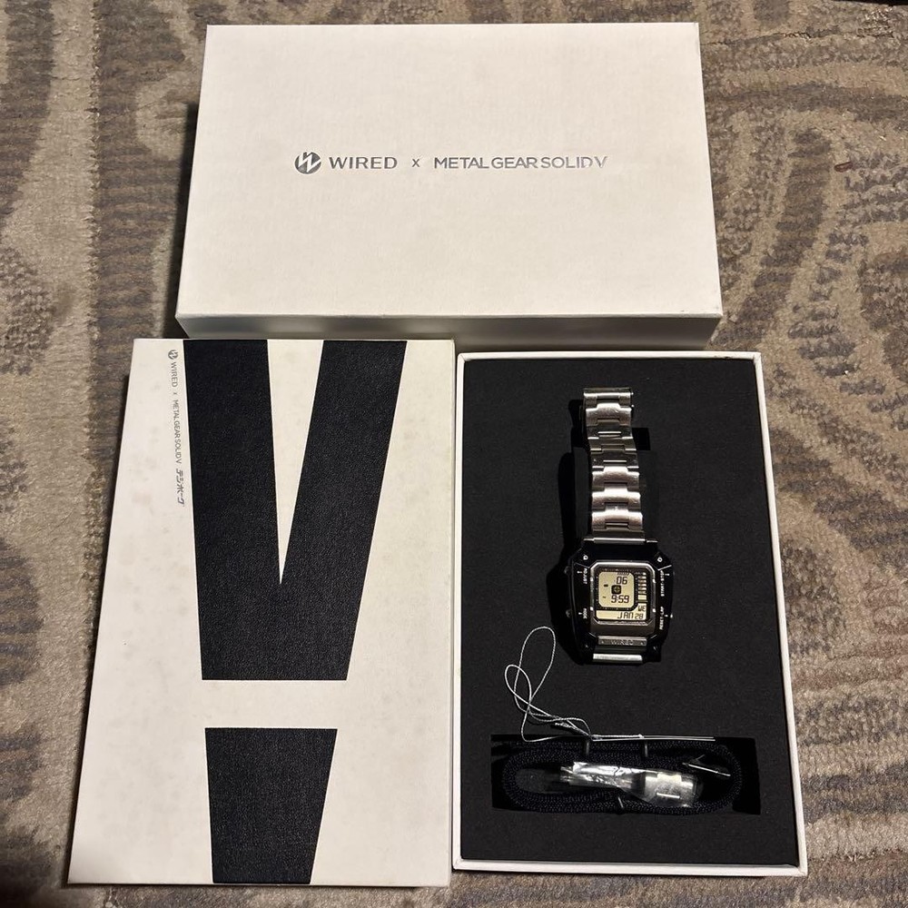 Used SEIKO WIRED Metal Gear Solid V Collaboration Model 2500 Limited Edition